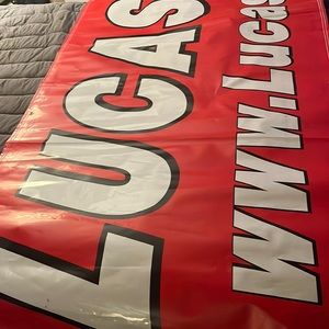 LUCAS OIL Racing Promotes sign